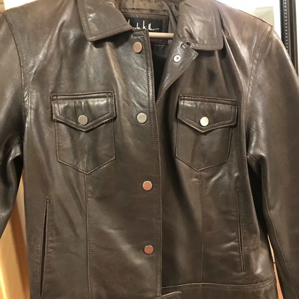 ❗️Great Nicole Miller Leather Jacket❗️ - Picture 2 of 8